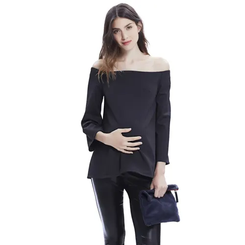 Off-the-Shoulder Maternity Top from HATCH Collection