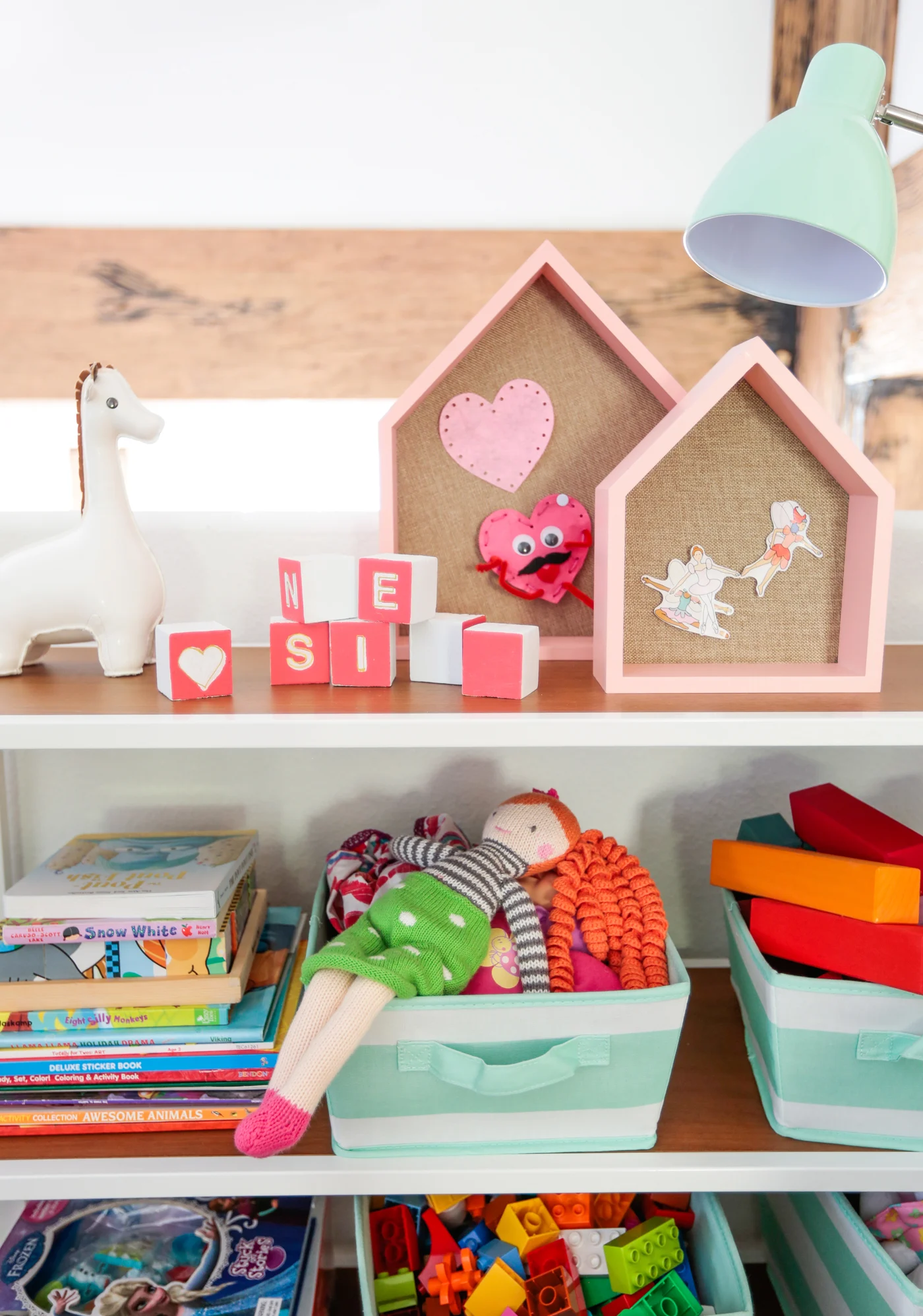 Whimsical Playroom Decor and Storage