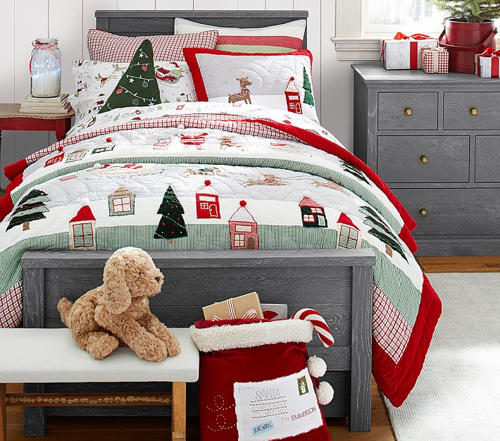 Quilted Christmas Bedding