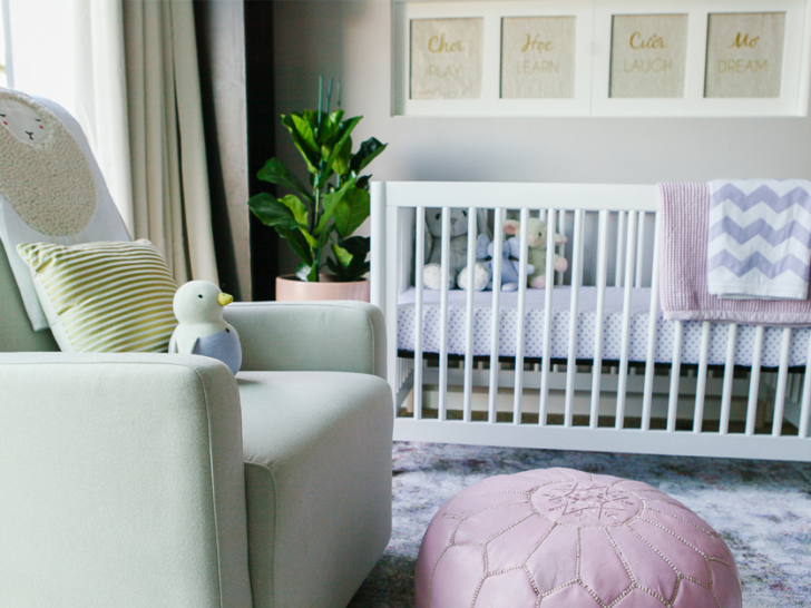 Pink and Blue Modern Nursery