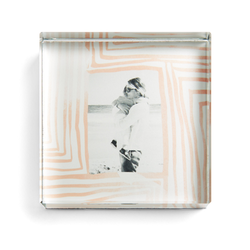 Organic Chevron Paperweight from Shutterfly