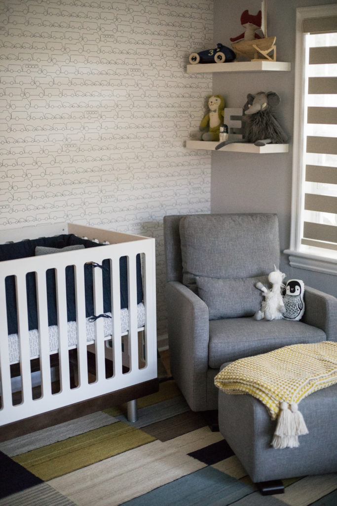 Modern Navy and Gray Nursery - Project Nursery