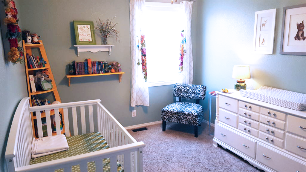 Floral Nursery, Girl's Nursery, Woodland Nursery