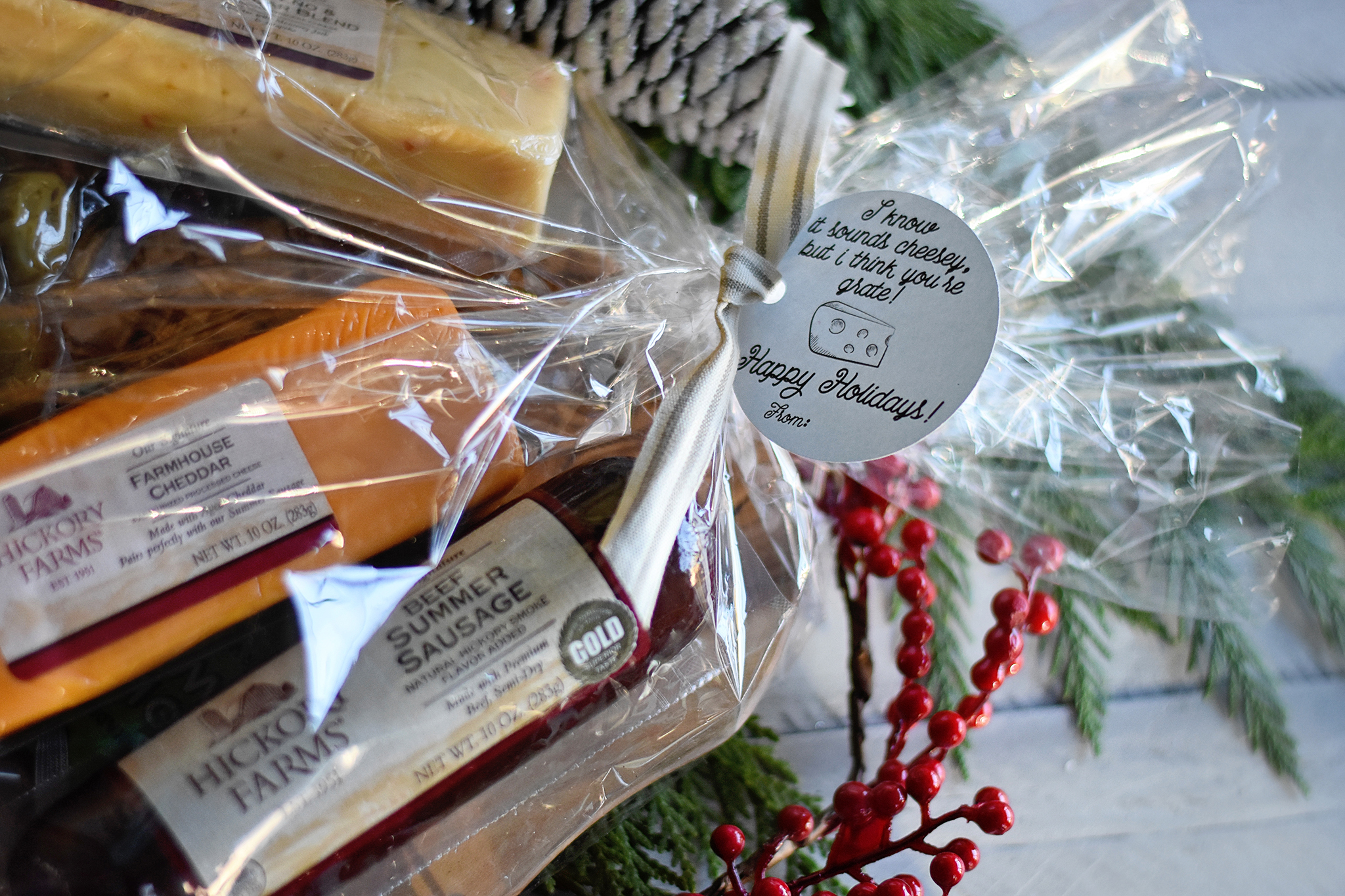 DIY Cheese Board Holiday Gift