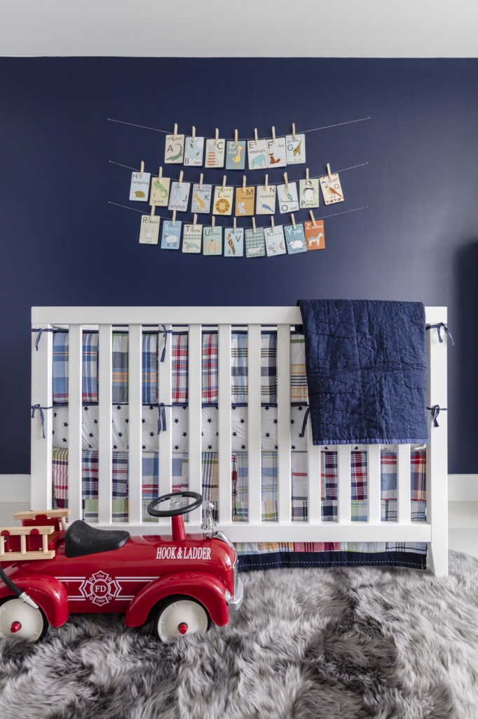 Traditional Navy Blue Boys Nursery - Project Nursery