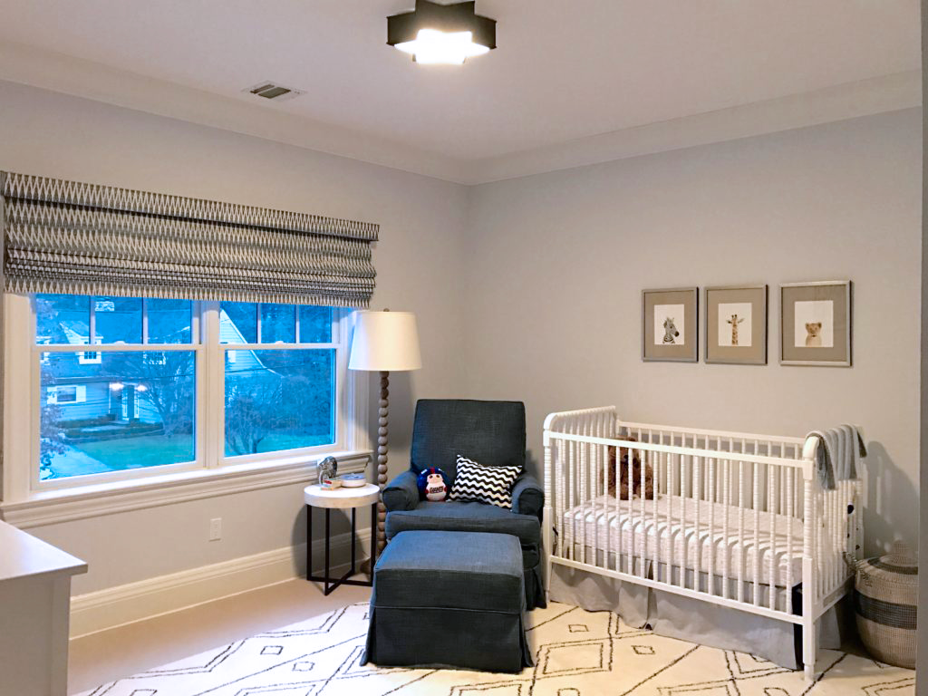 Blue and Gray Jungle Safari Nursery