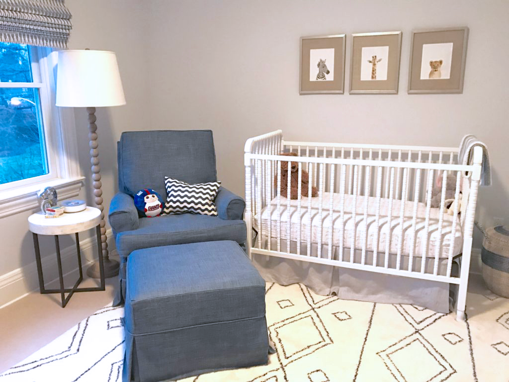 Blue and Gray Jungle Safari Nursery