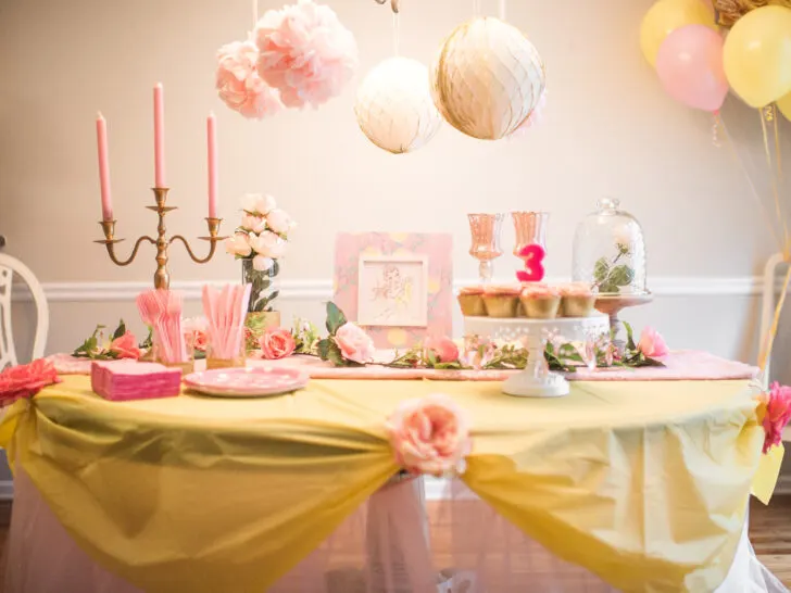 Beauty and the Beast Themed Birthday Party