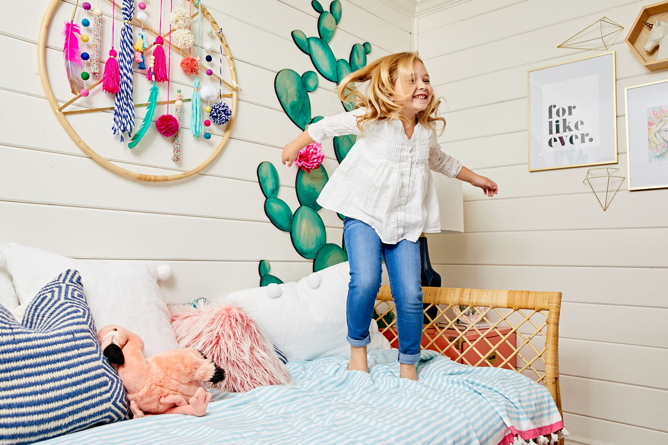 Boho Chic Girl's Room