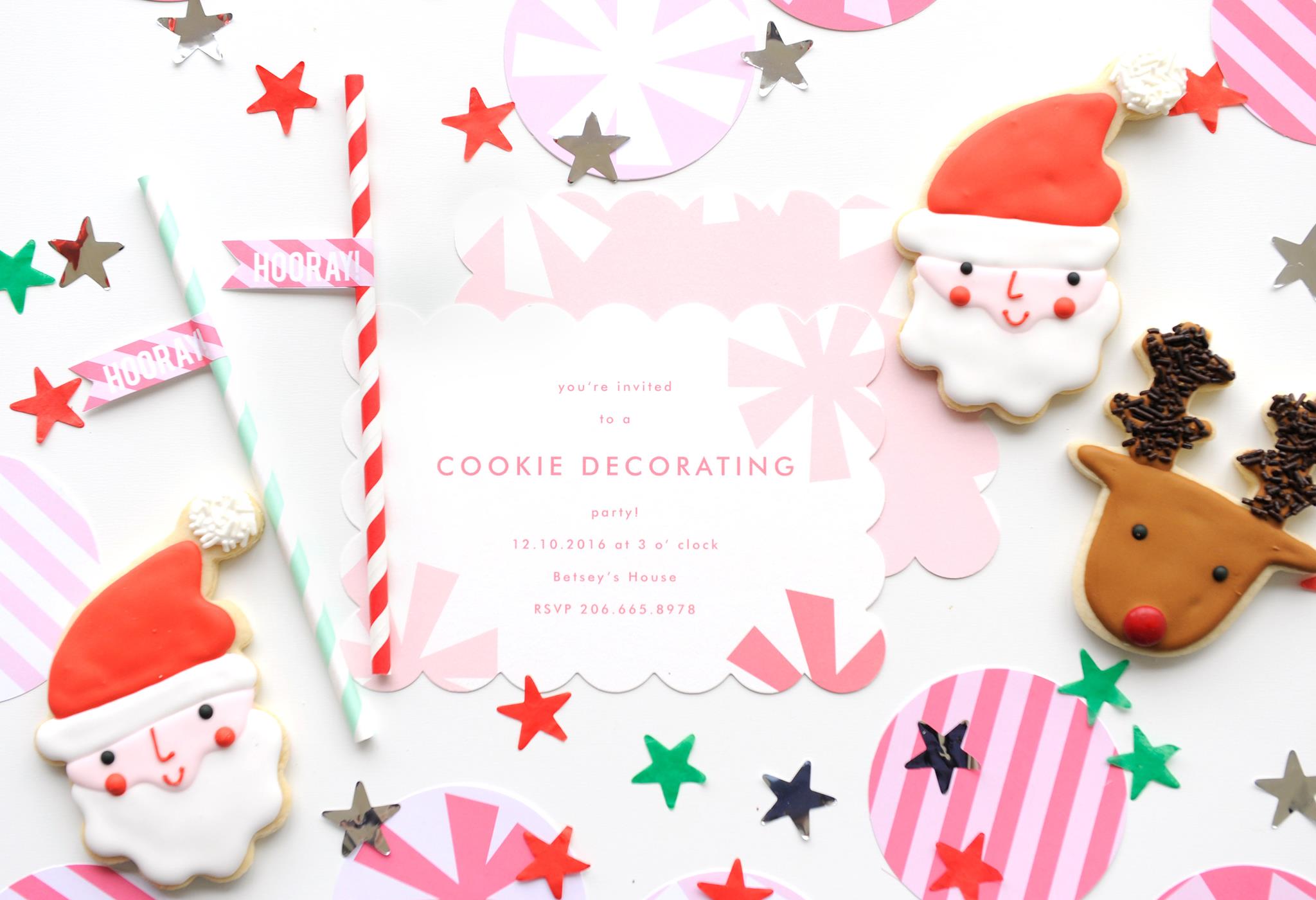 Cookie Decorating Party Invitation