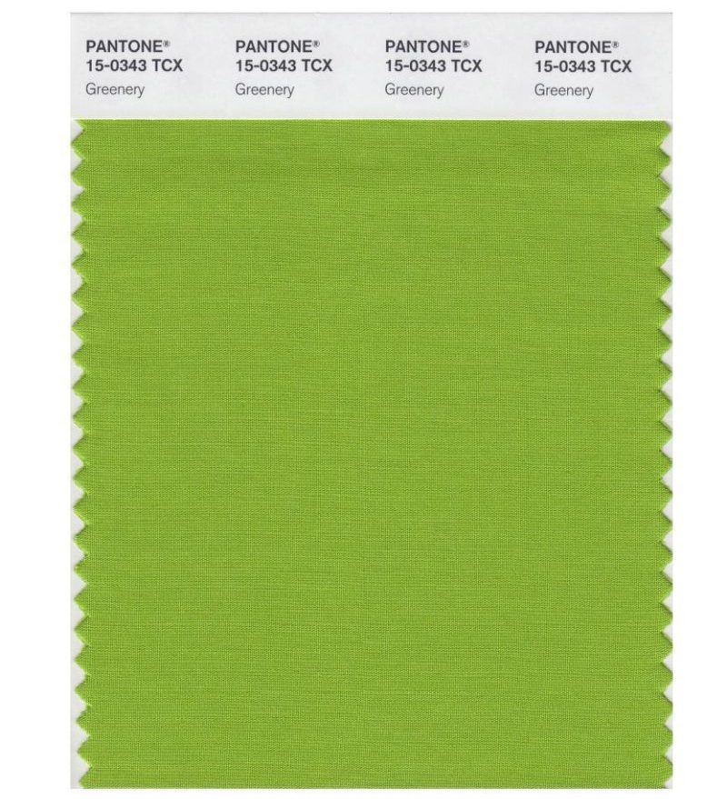 Pantone 2017 Color of the Year Greenery