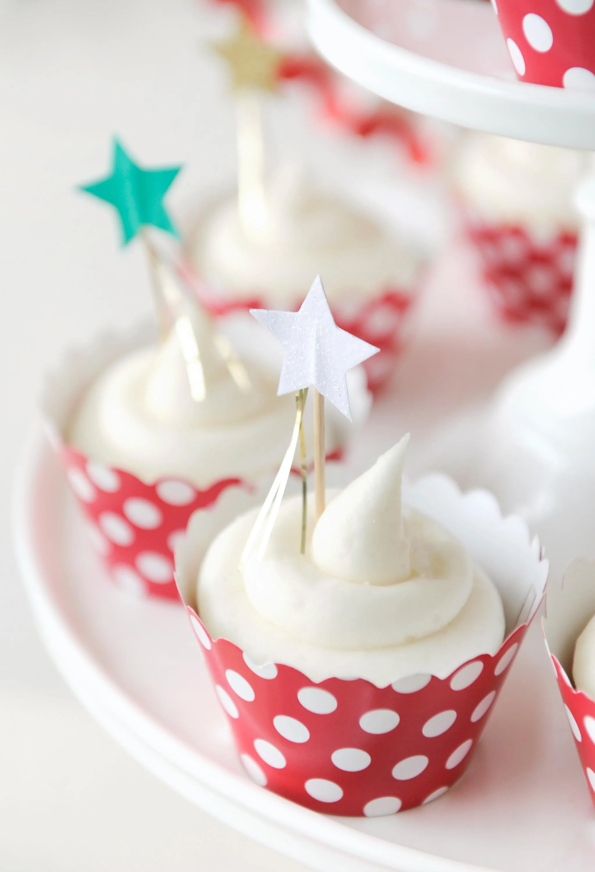 Sparkly Star Cupcake Topper