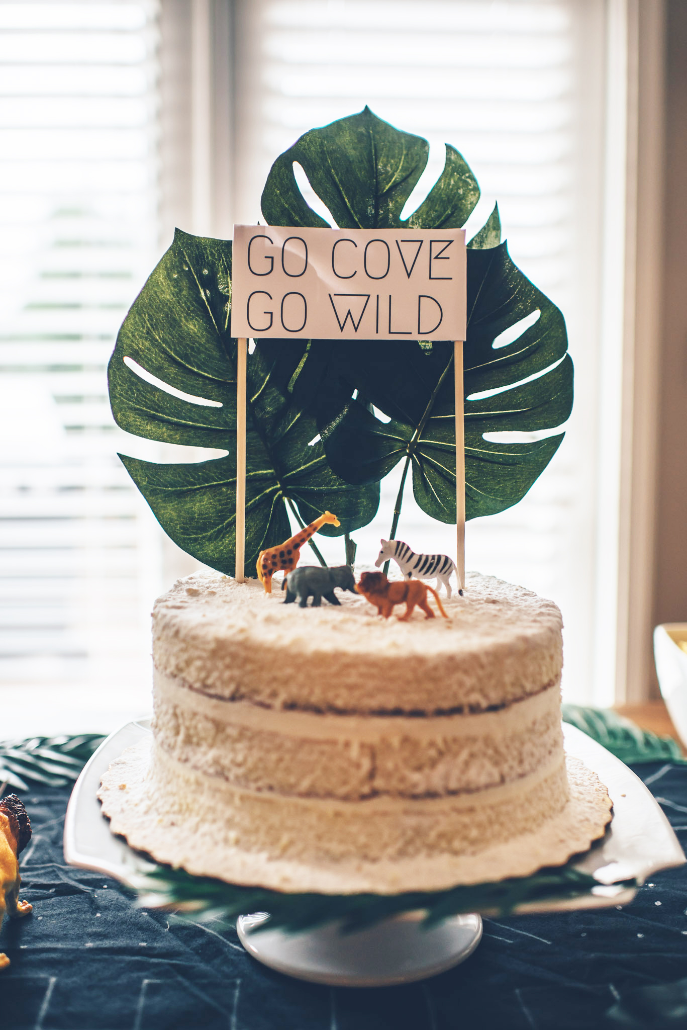 Modern Jungle First Birthday Party