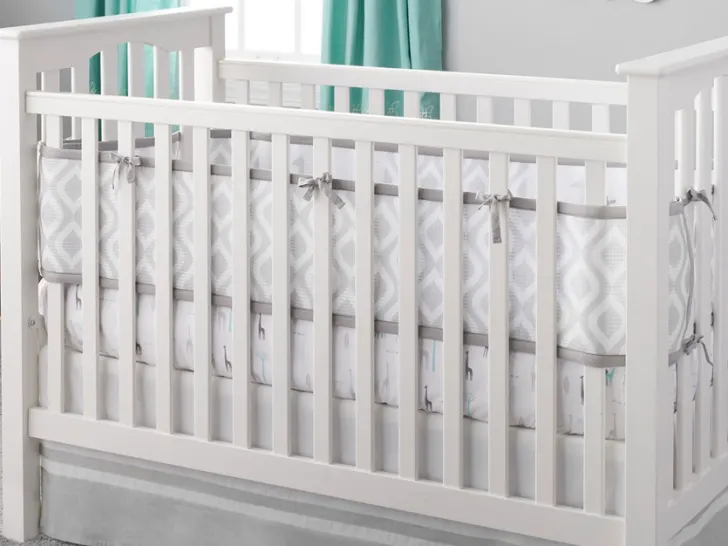 Breathable Baby Reversible Mesh Crib Liner