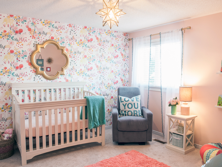 Floral Wallpaper Nursery