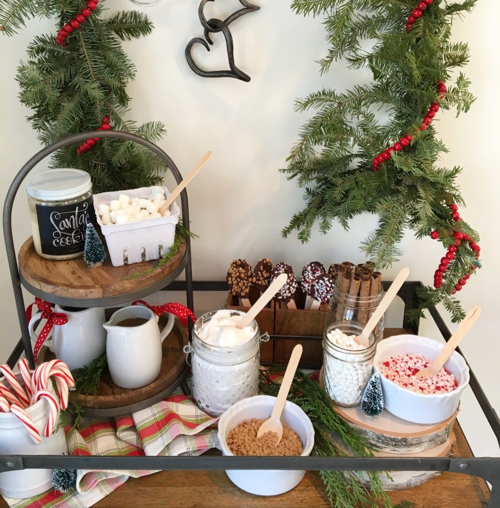 Kids Holiday Party Hot Cocoa Bar and Winter Accent Decor - Project Nursery