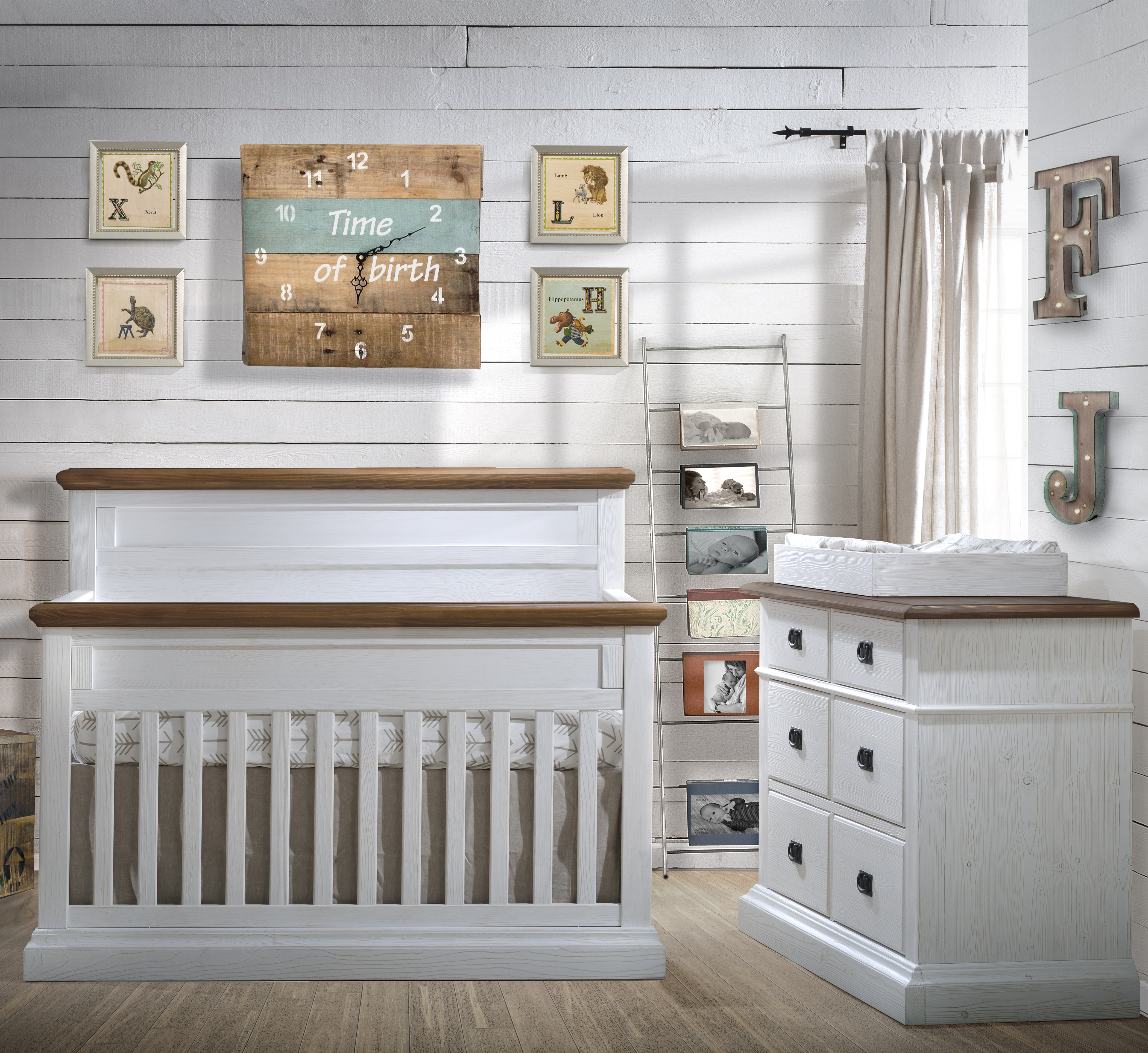 Cortina Farmhouse Style Nursery Furniture Collection from Natart