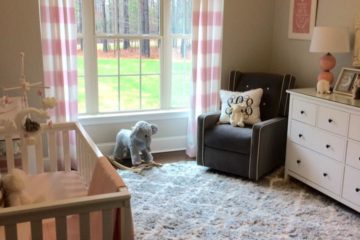 Pink, White, and Gray Classic Nursery