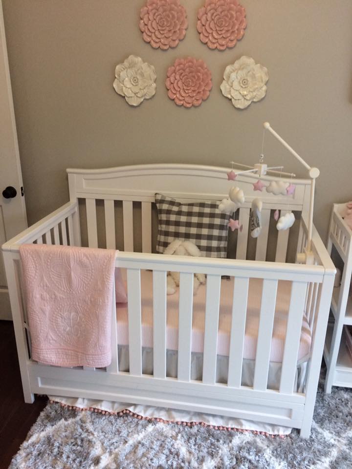 Pale Pink, White, and Gray Classic Nursery - Project Nursery