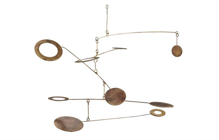 Modern Brass Outer Space Inspired Mobile from CB2