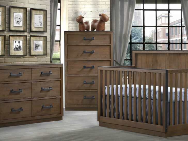 Valencia Convertible Crib Farmhouse Style Nursery Furniture from Natart