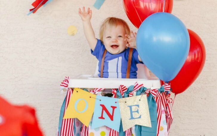 Circus-Themed Birthday Party First Birthday Party Ideas - Project Nursery