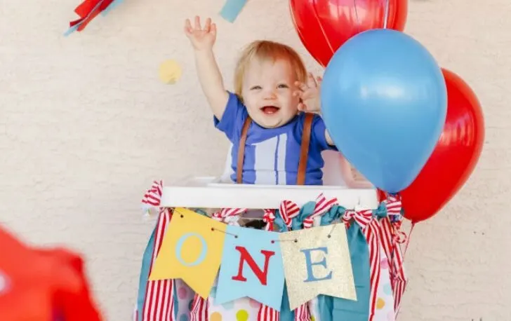 Circus-Themed Birthday Party First Birthday Party Ideas - Project Nursery