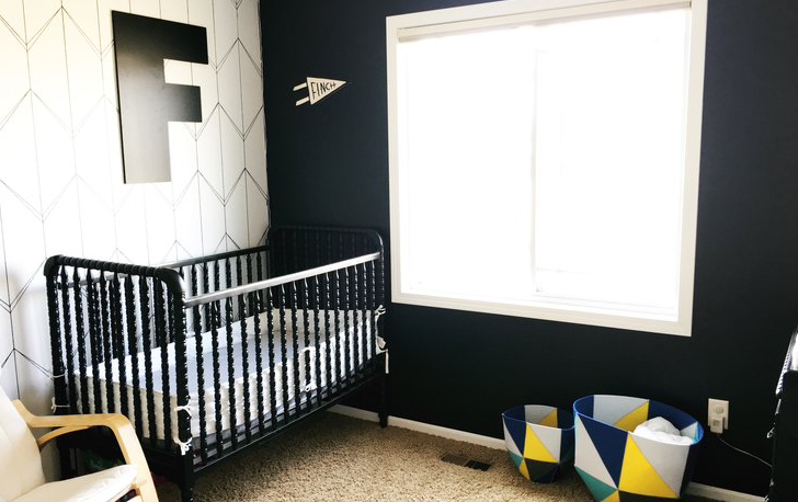 Black and White Geometric Nursery