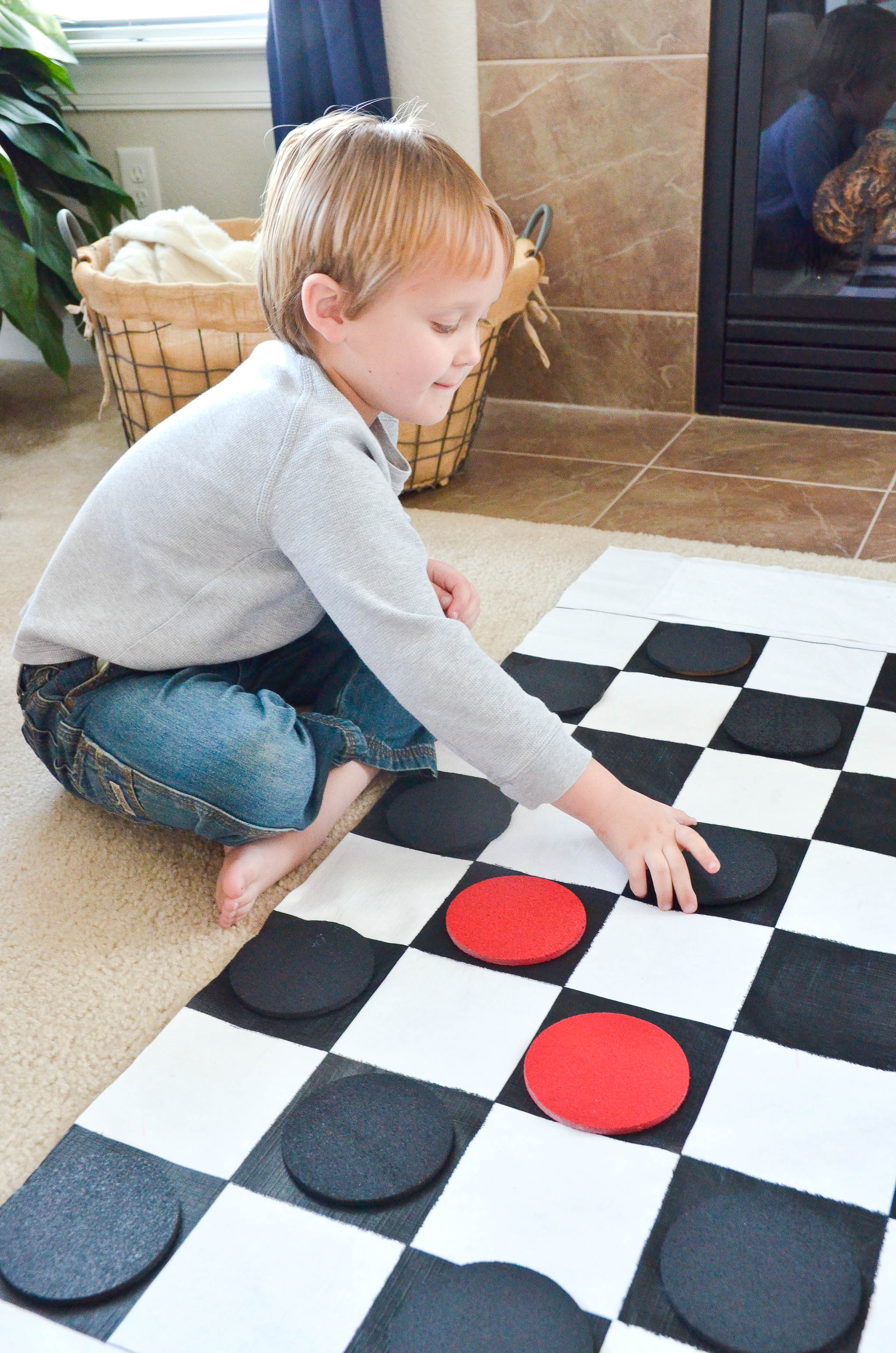 DIY Checkers Set for Kids - Project Nursery