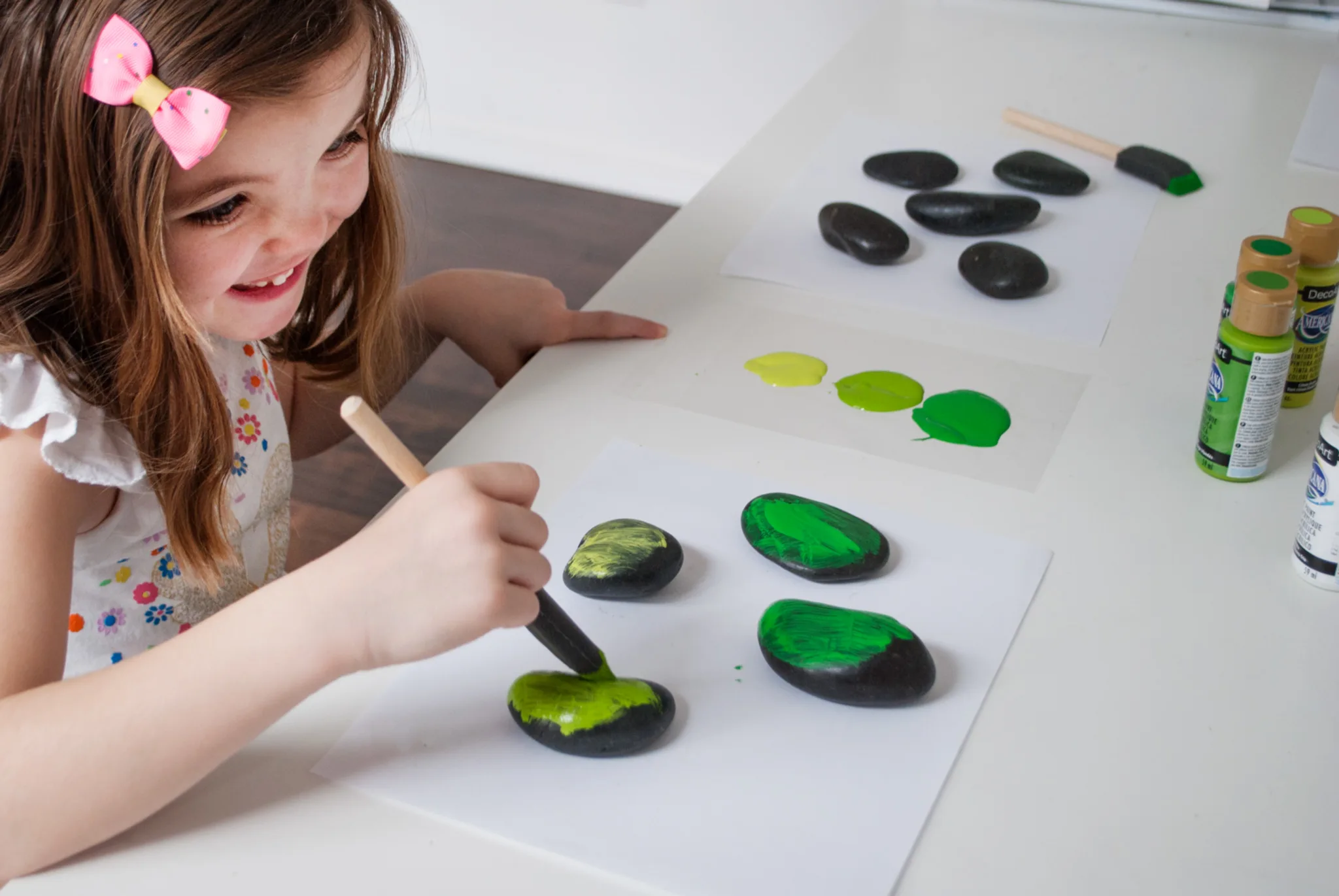 DIY Cactus Rocks Make Your Own Cactus Rock Garden Craft for Kids