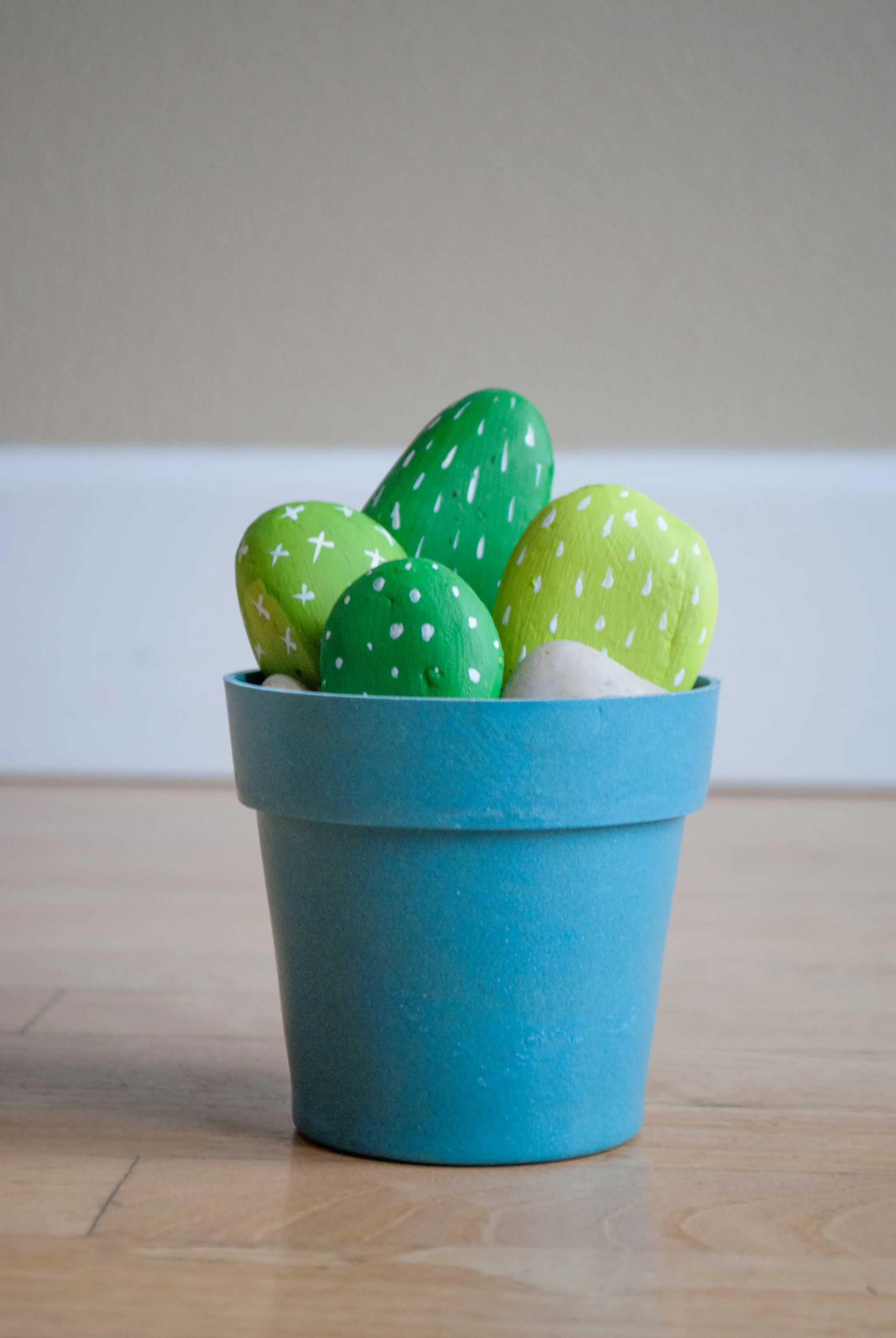 DIY Cactus Rocks Make Your Own Cactus Rock Garden Craft for Kids