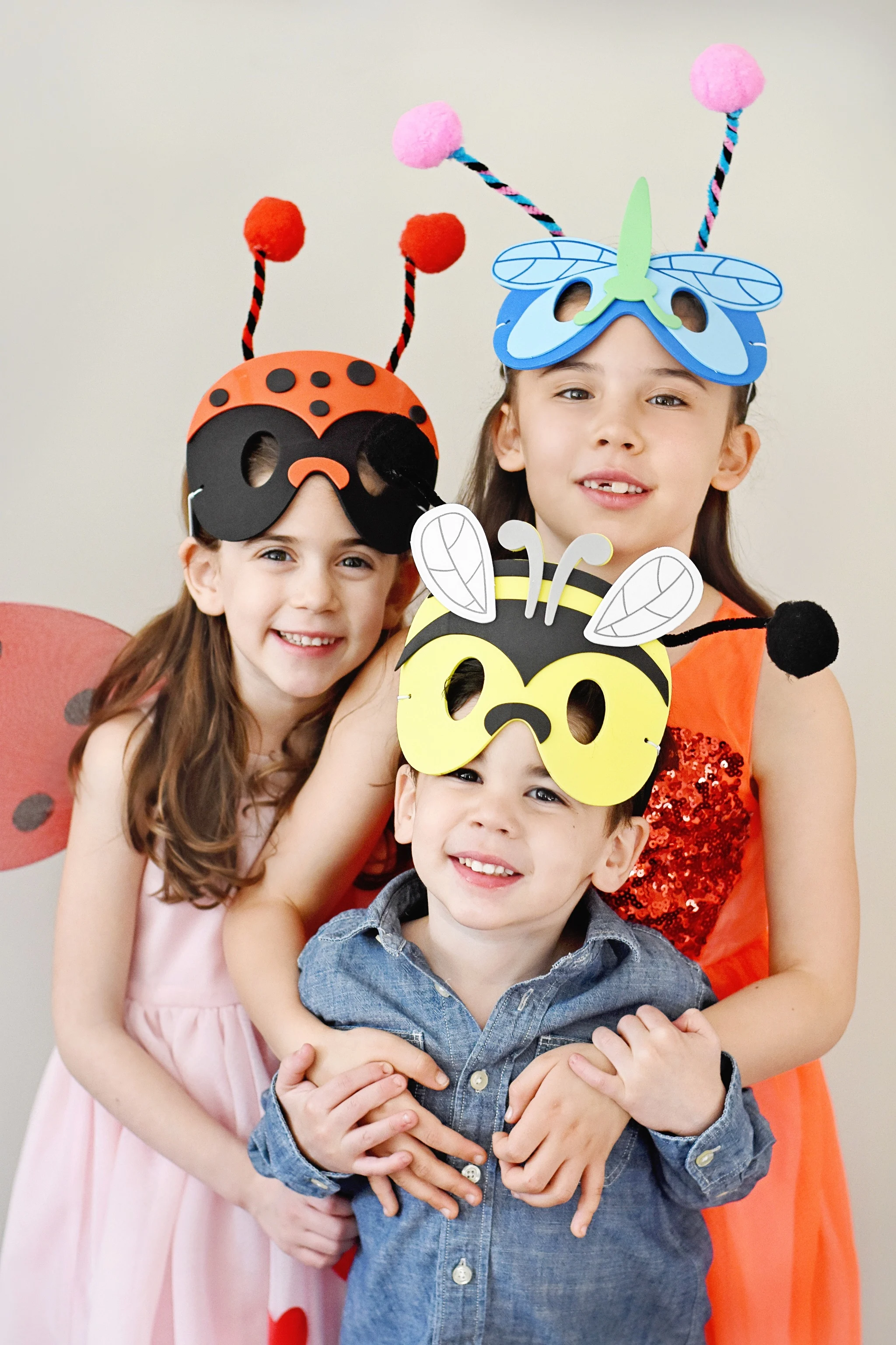 Love Bug Valentine's Day Party for Kids Bug Masks