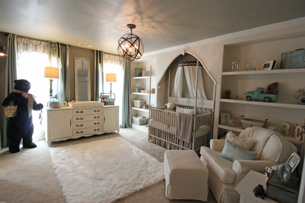Whimsical Nursery with Vintage Dresser/Changing Table - Project Nursery