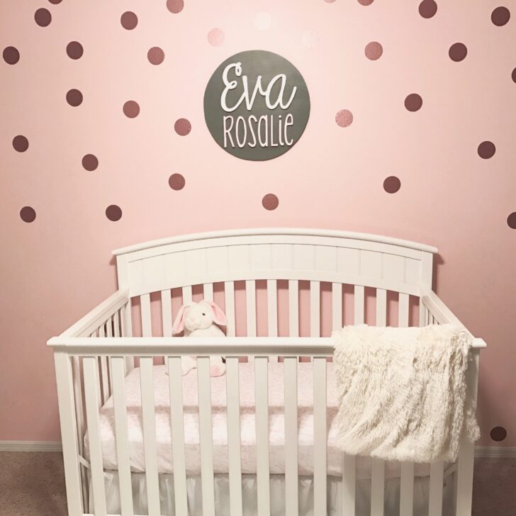 Rose Gold and Bunny Nursery