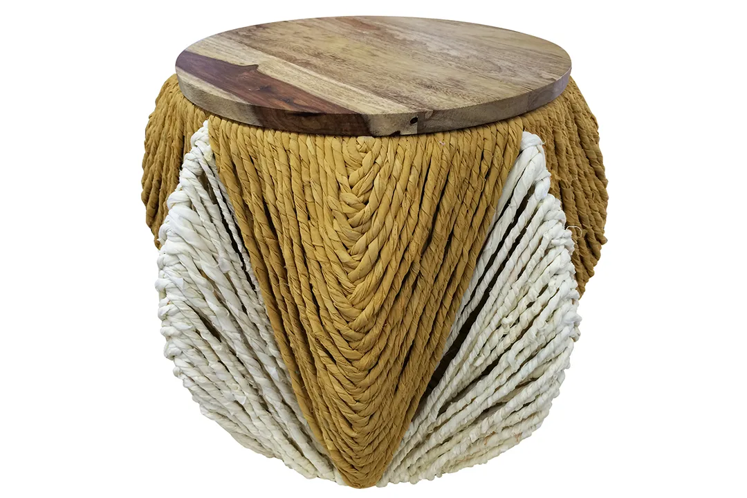 Sophisticated Boho Stool with Storage from The PN Shop