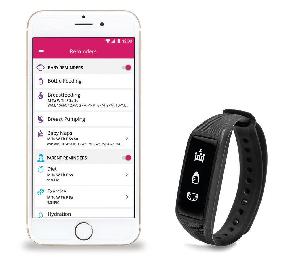 Project Nursery Parent + Baby SmartBand Companion App