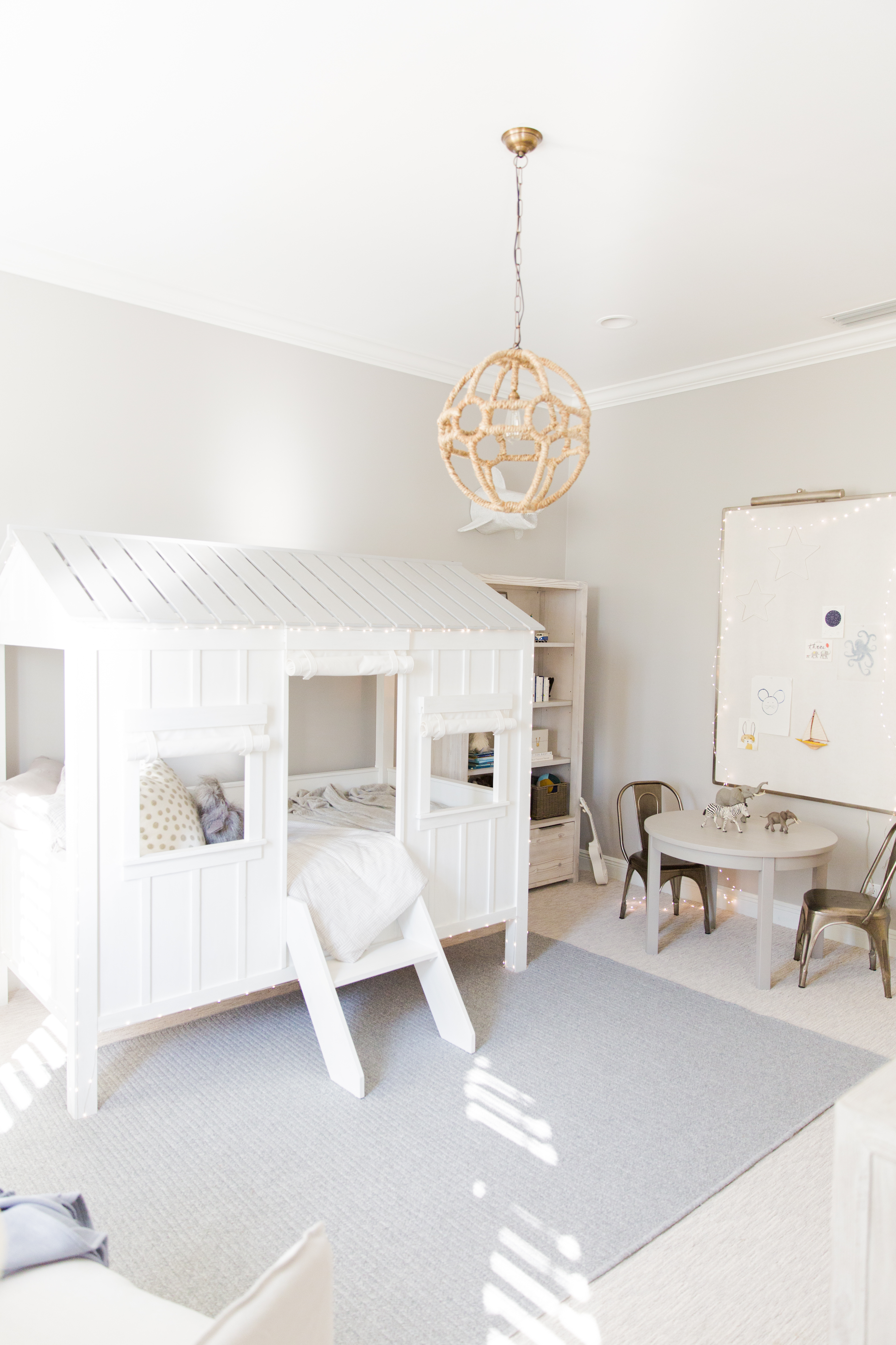 Nautical-Inspired Toddler Room with Cabin Bed