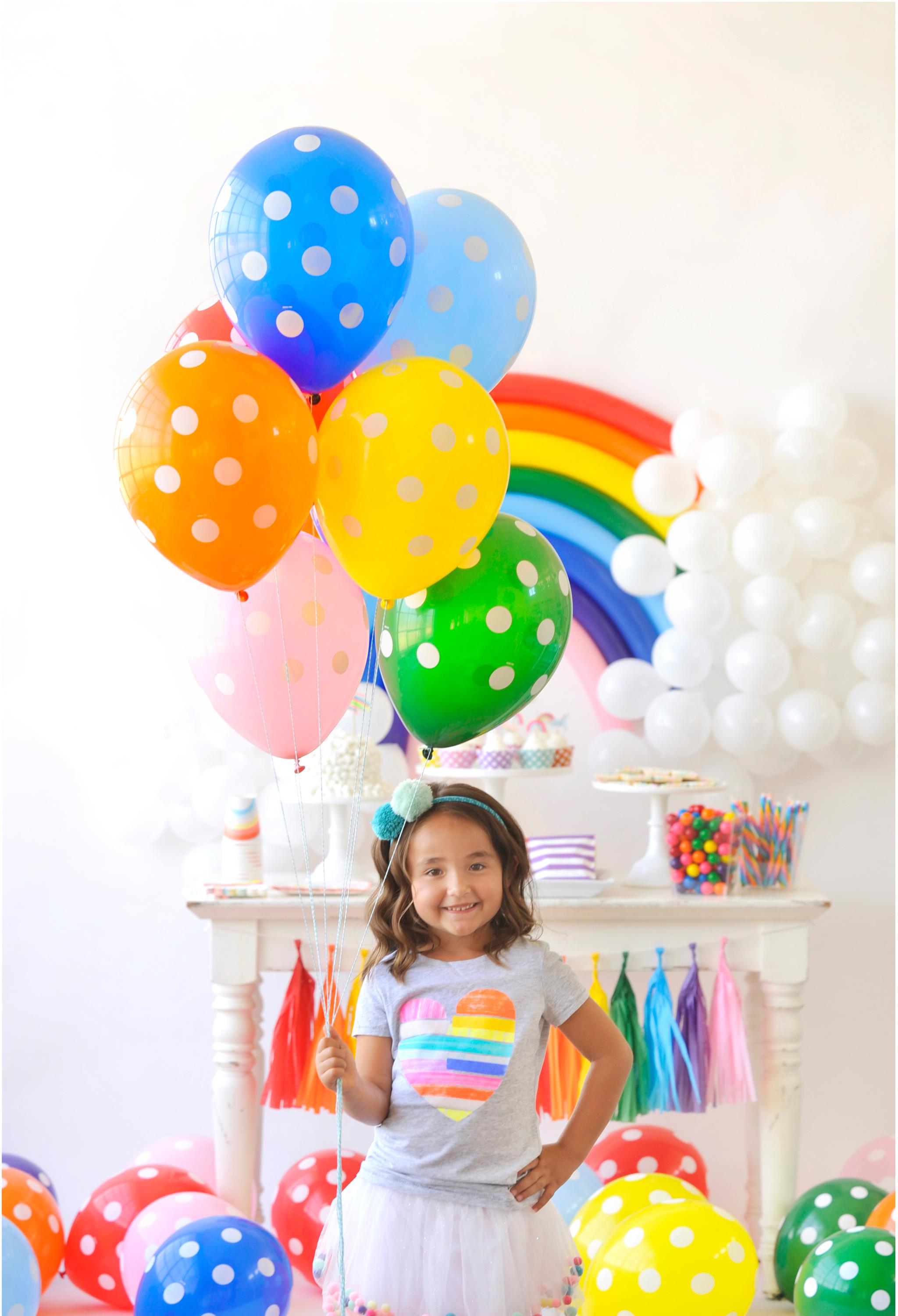 rainbow birthday party