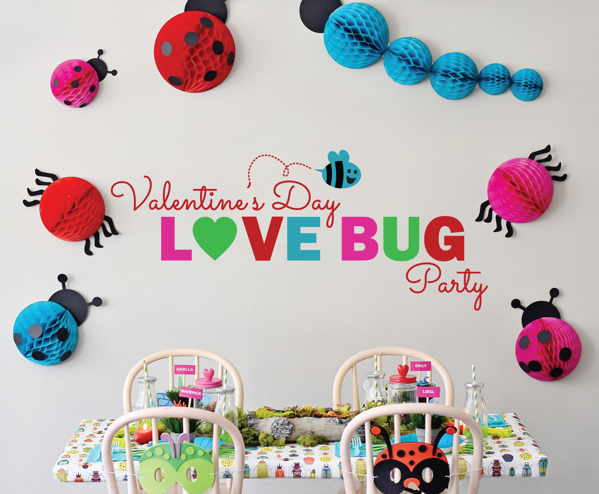 Love Bug Valentine's Day Party for Kids