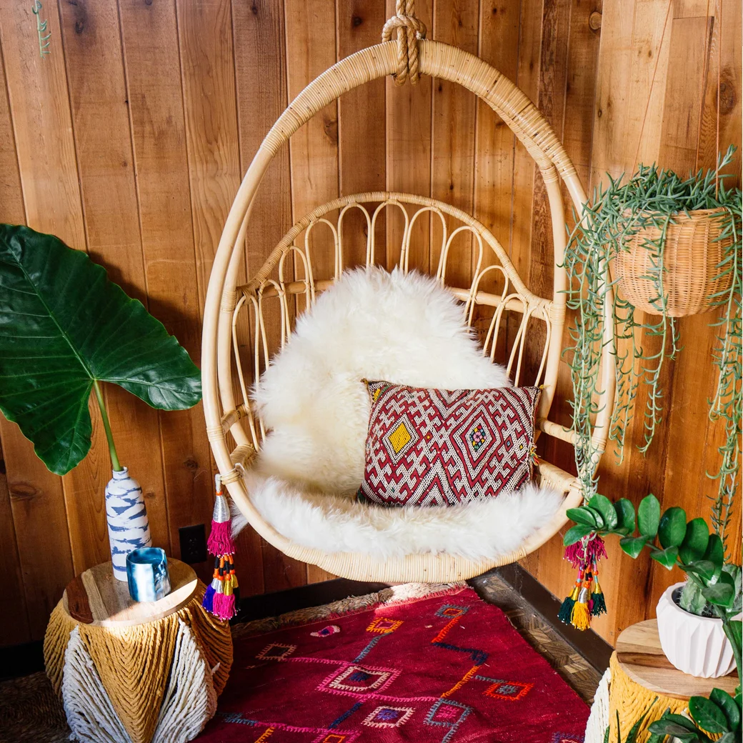 Hanging boho online chair