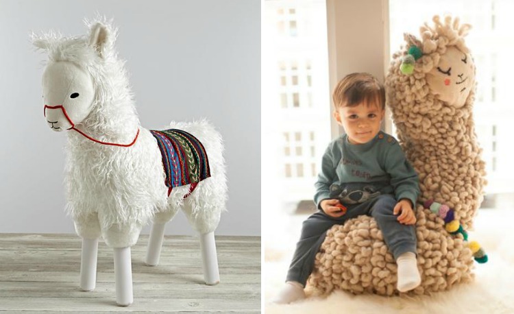 llama themed baby room