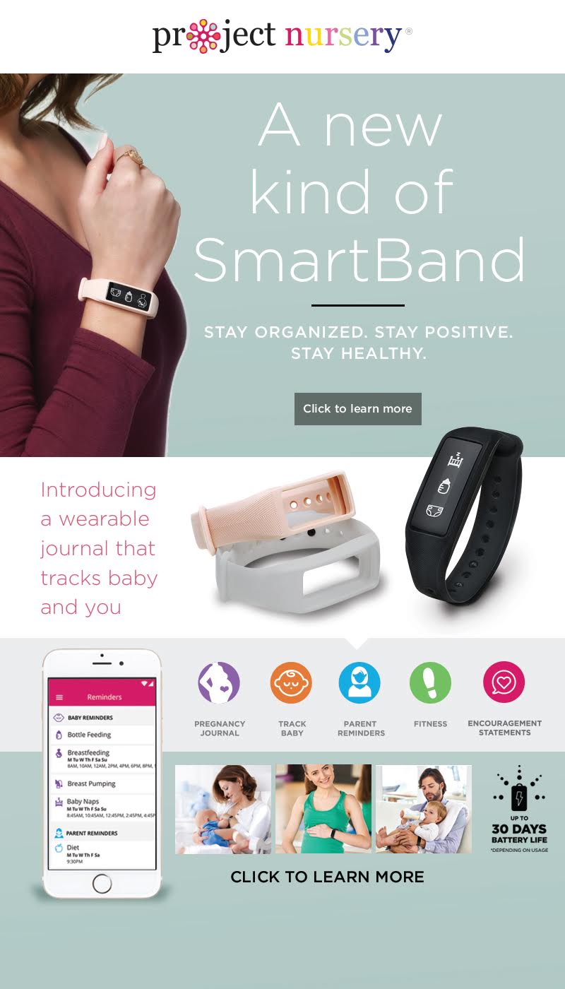 Project Nursery Parent + Baby SmartBand - Wearable for New Parents