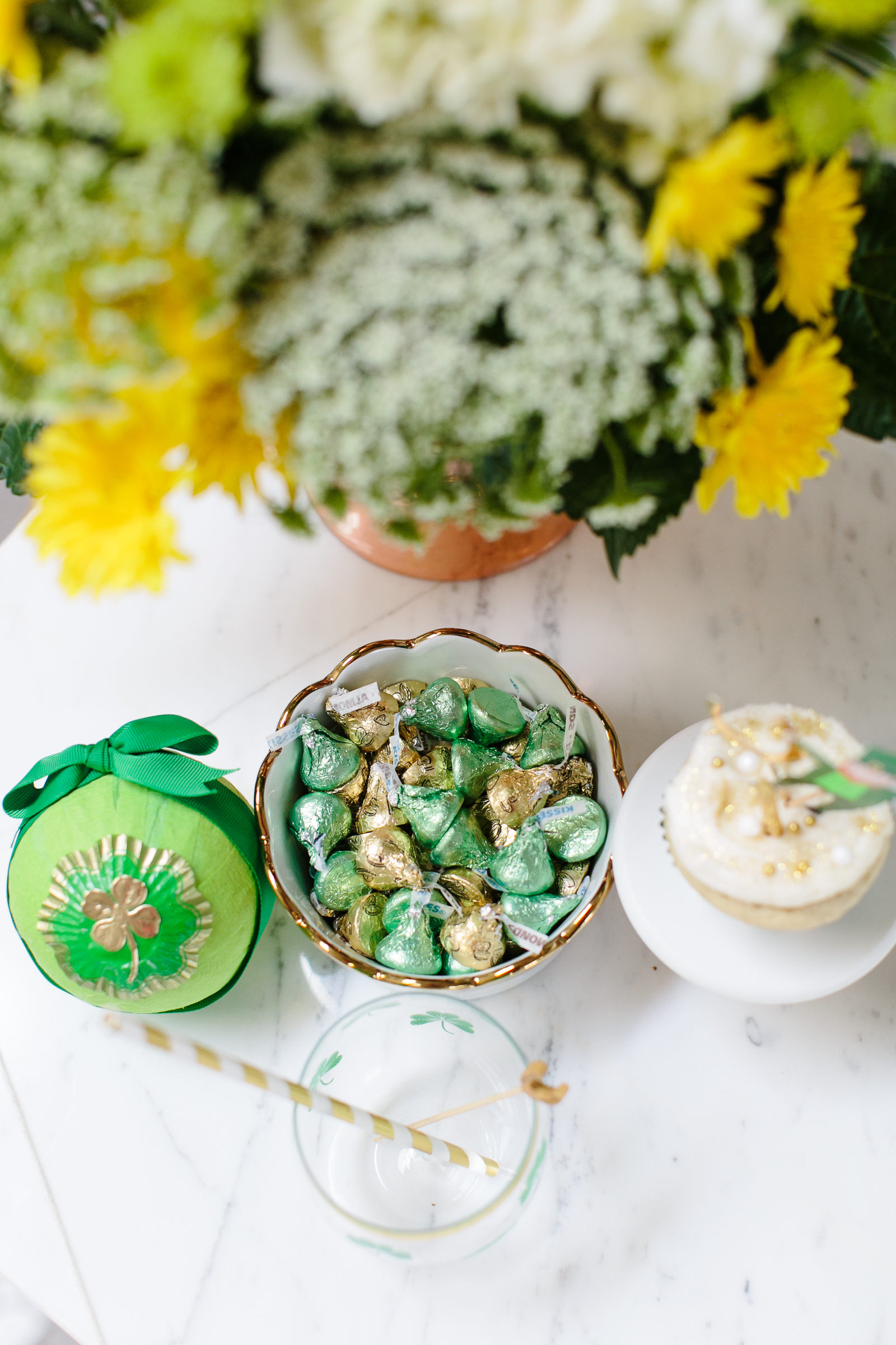 St. Patrick's Day Treats and Hershey Kisses