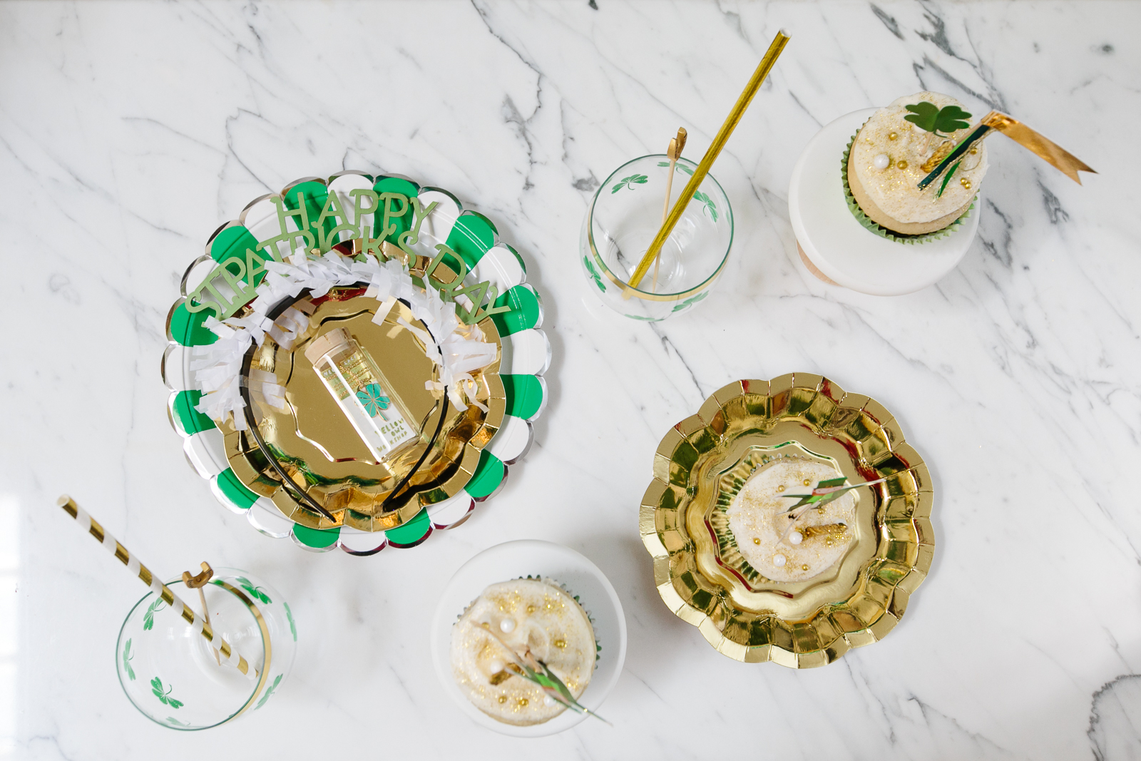 St. Patrick's Day Party Plates