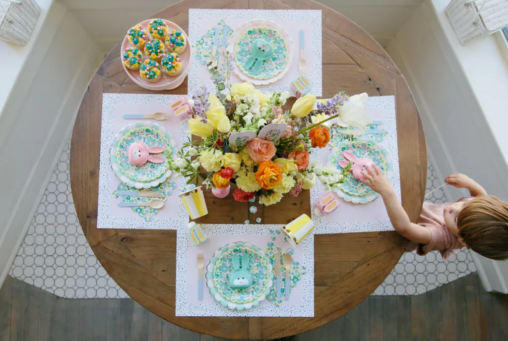 Easter Table Setting for Kids with Liberty Party Plates