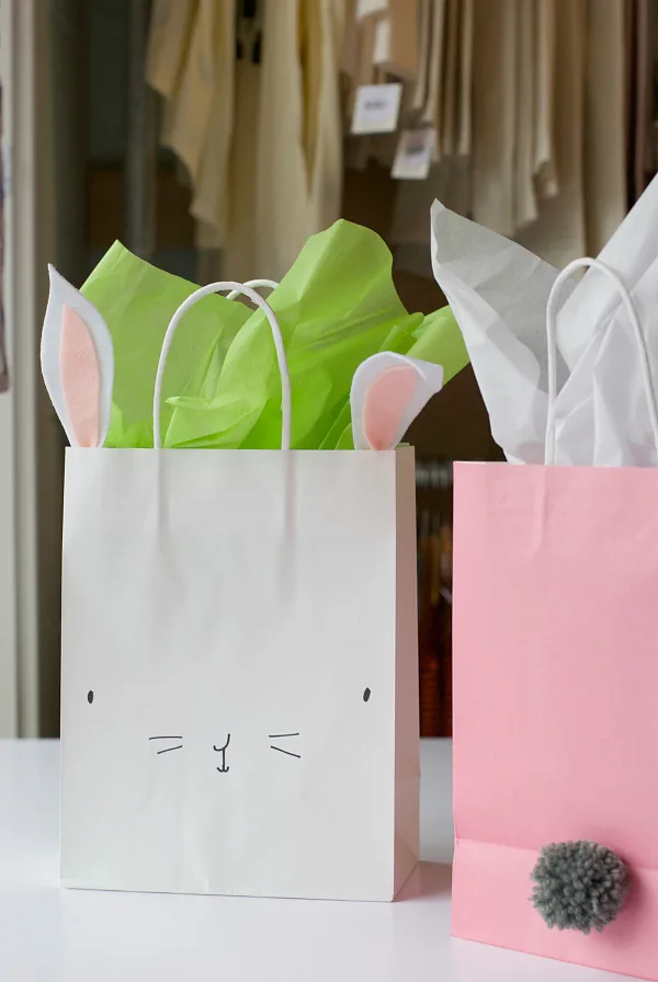 DIY Bunny Easter Bags