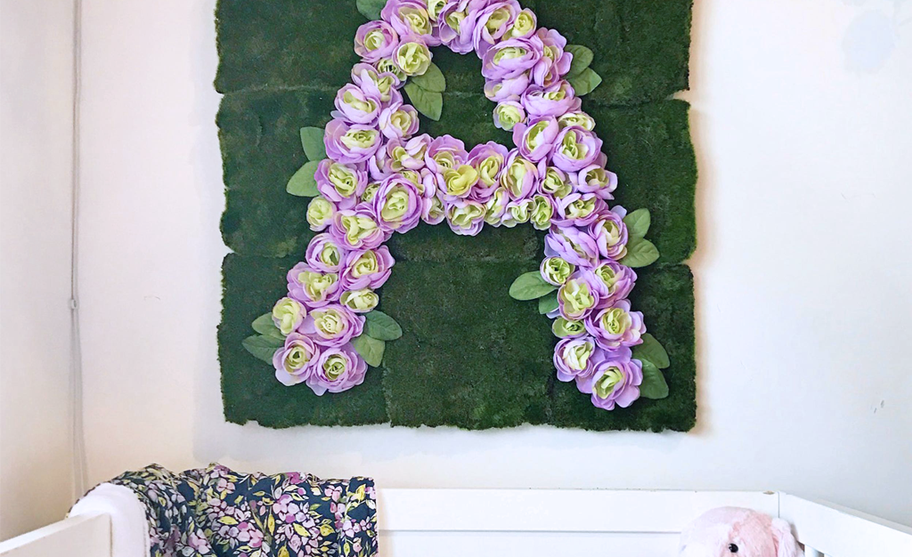 DIY Floral Letter