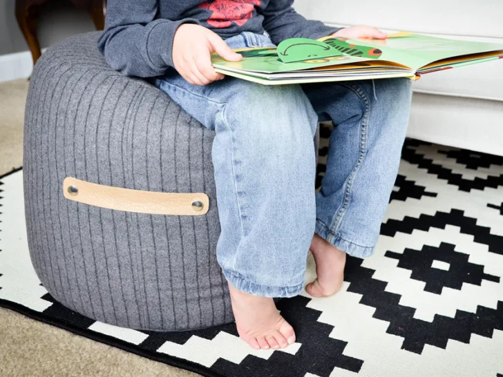 DIY Floor Pouf