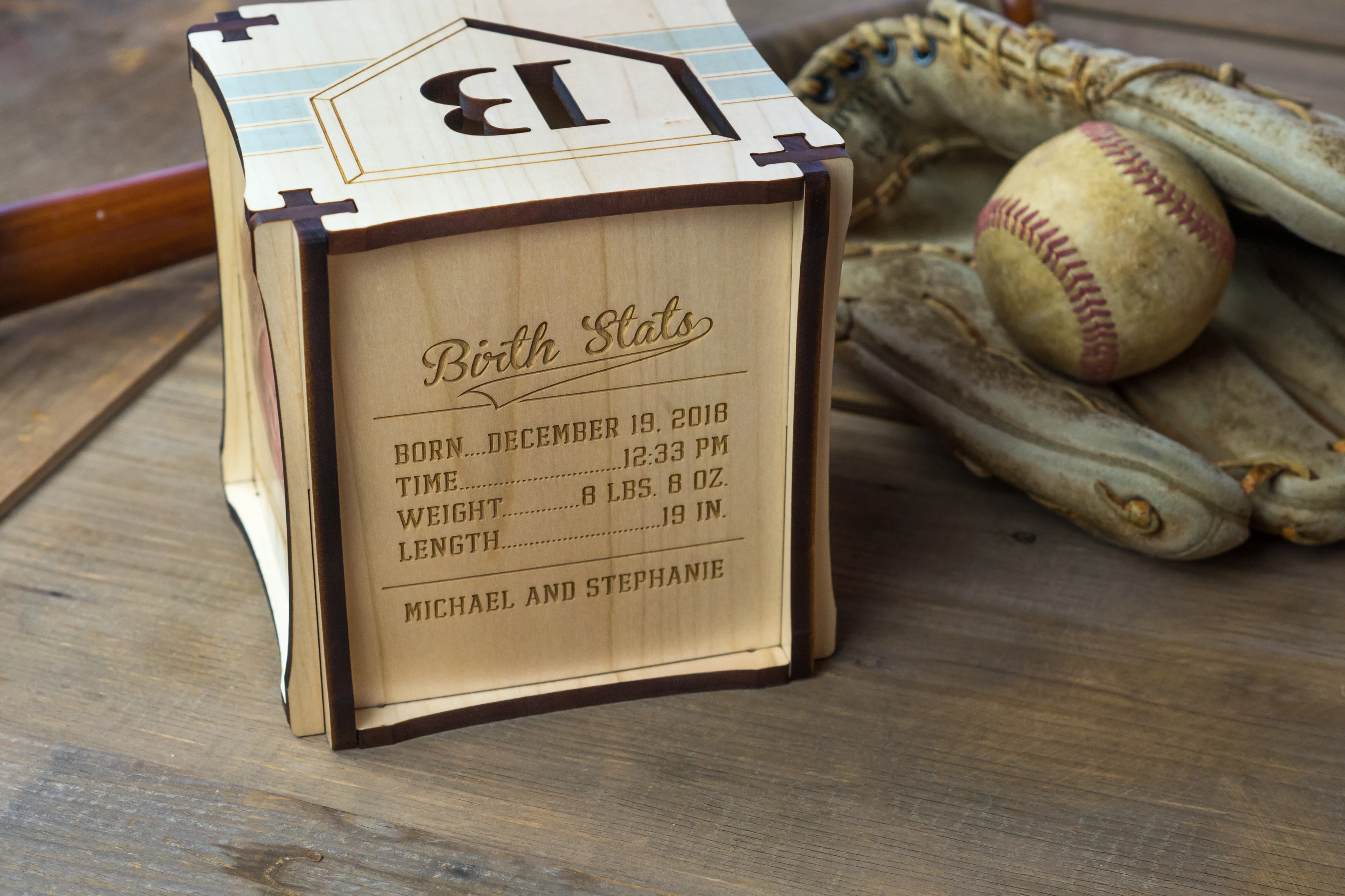 Personalized Little MVP CUBEMENTO from Dimensional Decor