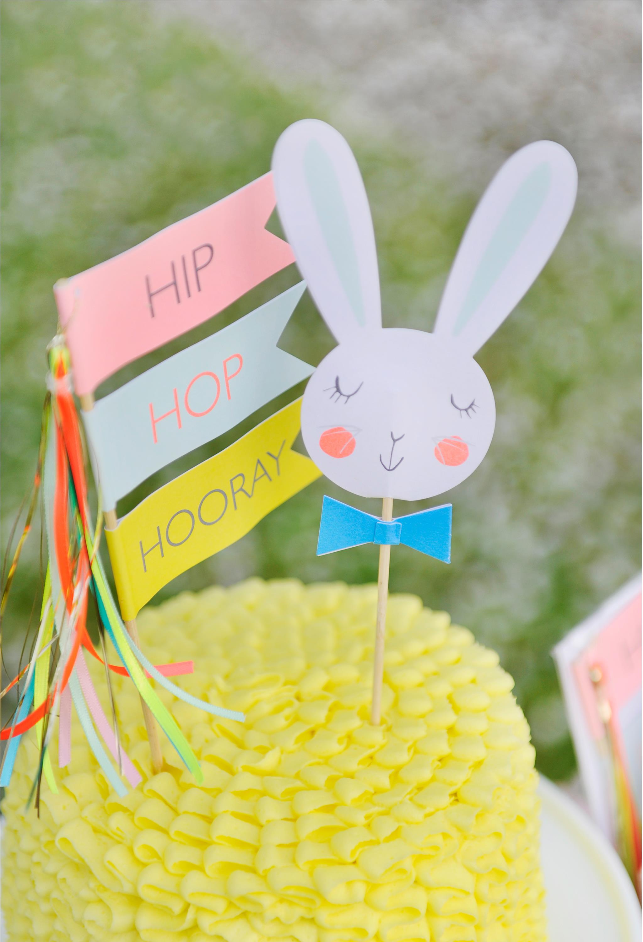 Easter Cake Banner and Decorations - Project Nursery